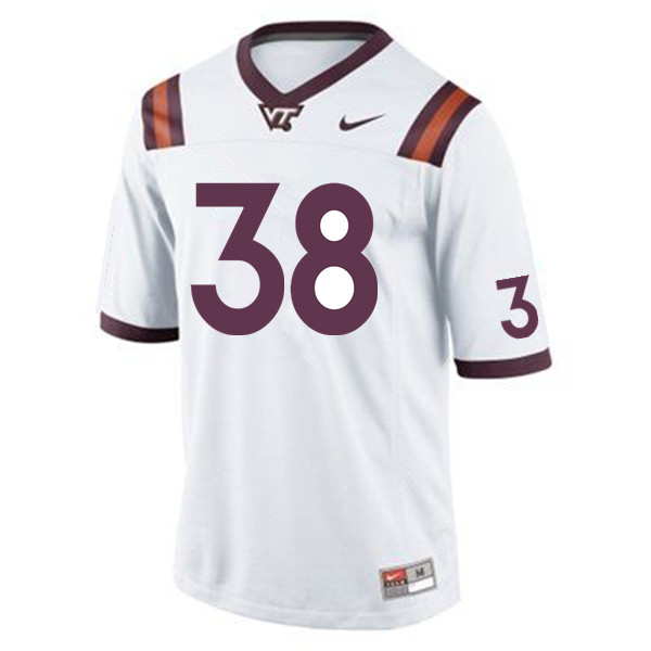 Men #38 Tre Coghill III Virginia Tech Hokies College Football Jerseys Sale-Maroon